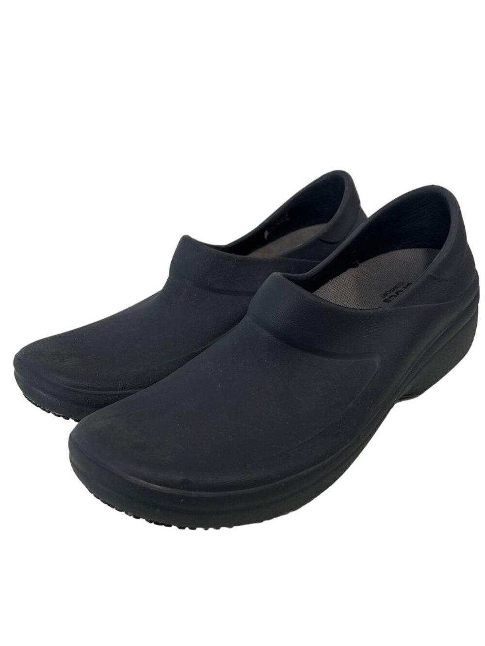 Crocs Clog Size 11 Neria Pro II Slip Resistant Work Black Round Toe Comfort Shoe